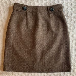 Walter wool blend brown skirt